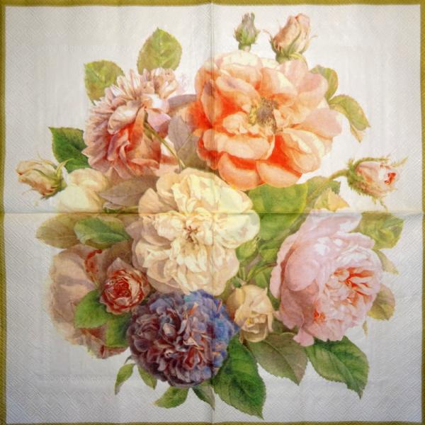 091 Rosen - 3-lagig (creme)